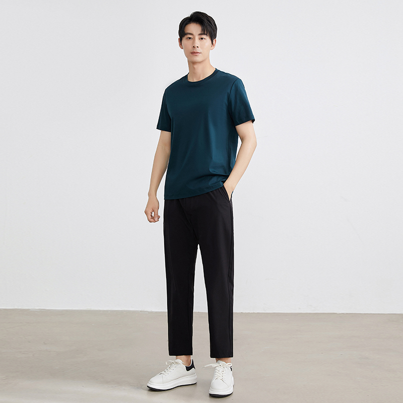 無地 Tシャツ 上質素材シンプル半袖