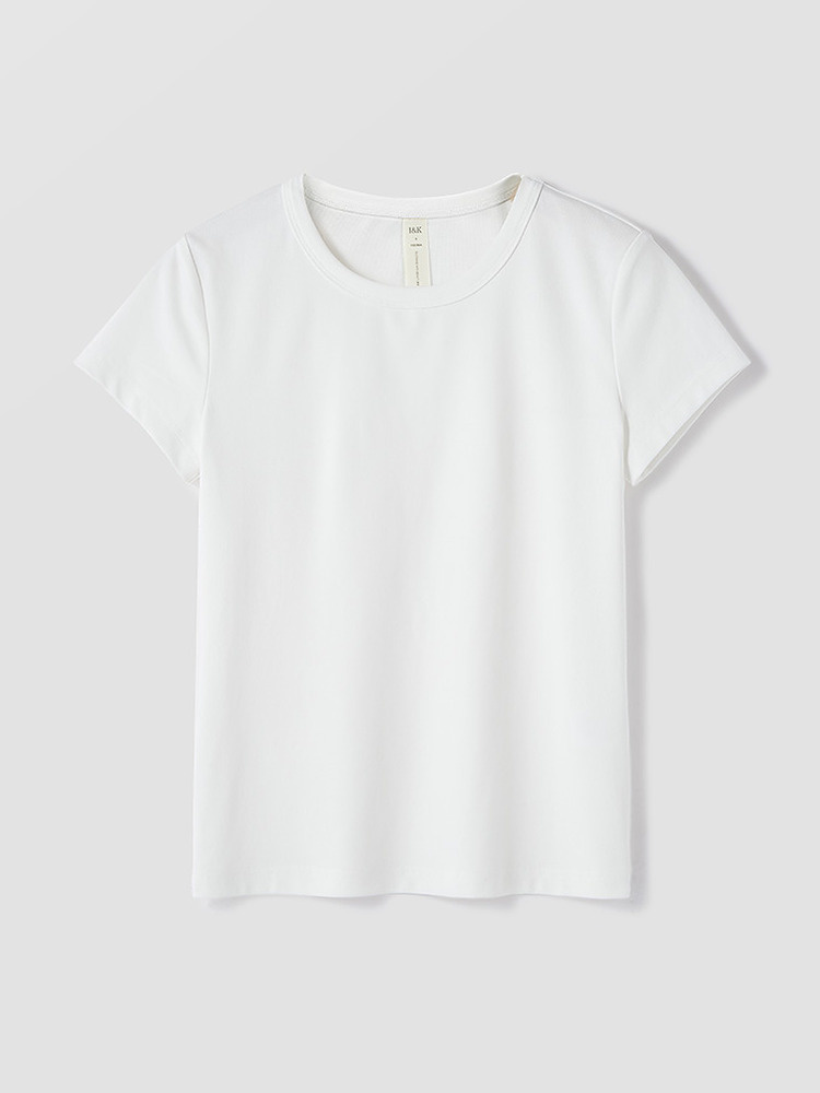無地 Tシャツ なめらか肌触り シンプル半袖