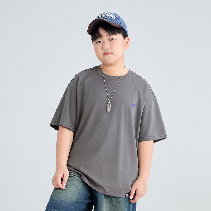 無地 Tシャツ キッズ ゆったりシルエット 子供用 無地シャツ
