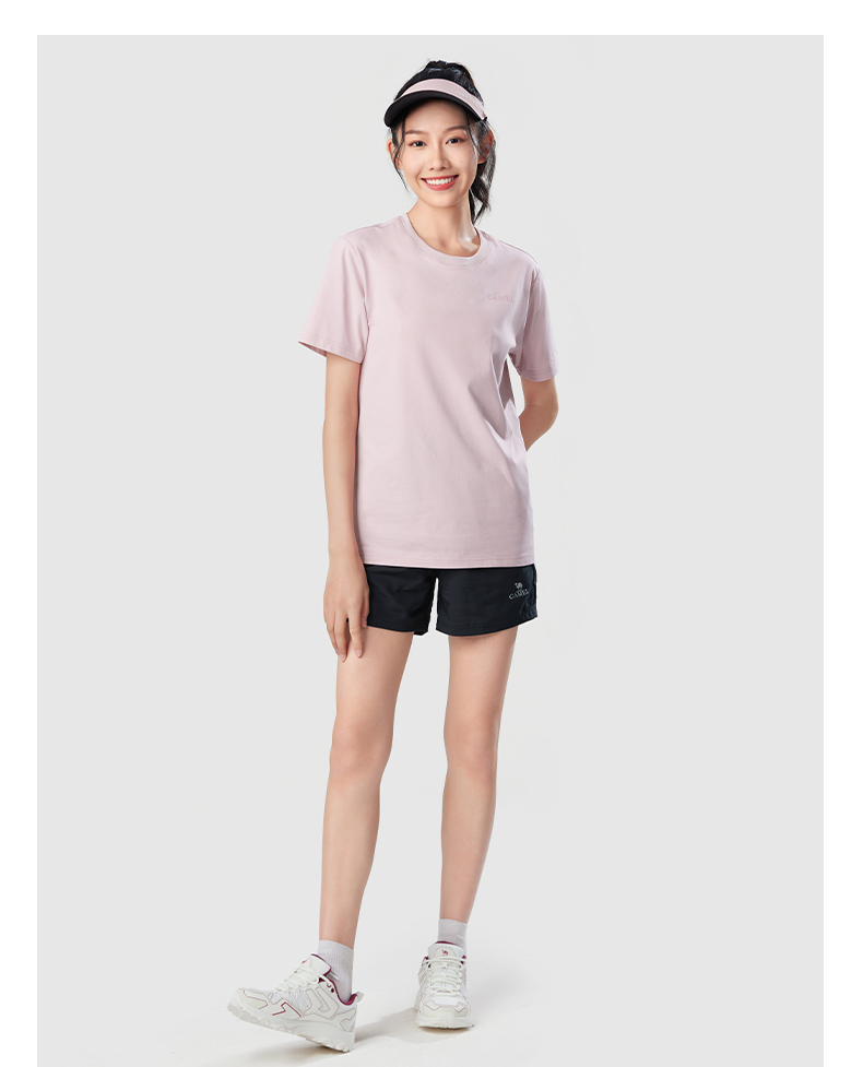 無地 Tシャツ レディース すっきりシルエット 快適着心地の無地半袖