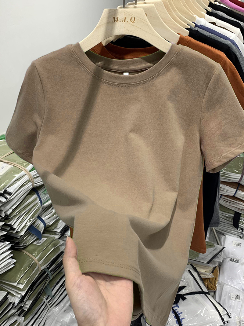 無地 シャツ すっきりシルエット 半袖シャツ