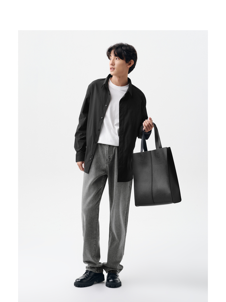無地 シャツ こだわり素材 上質コットン ドレスシャツ