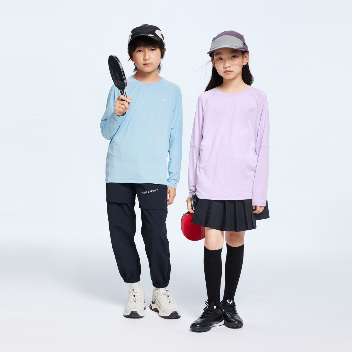 無地 Tシャツ キッズ 長袖ゆったりフレッシュ素材キッズシャツ