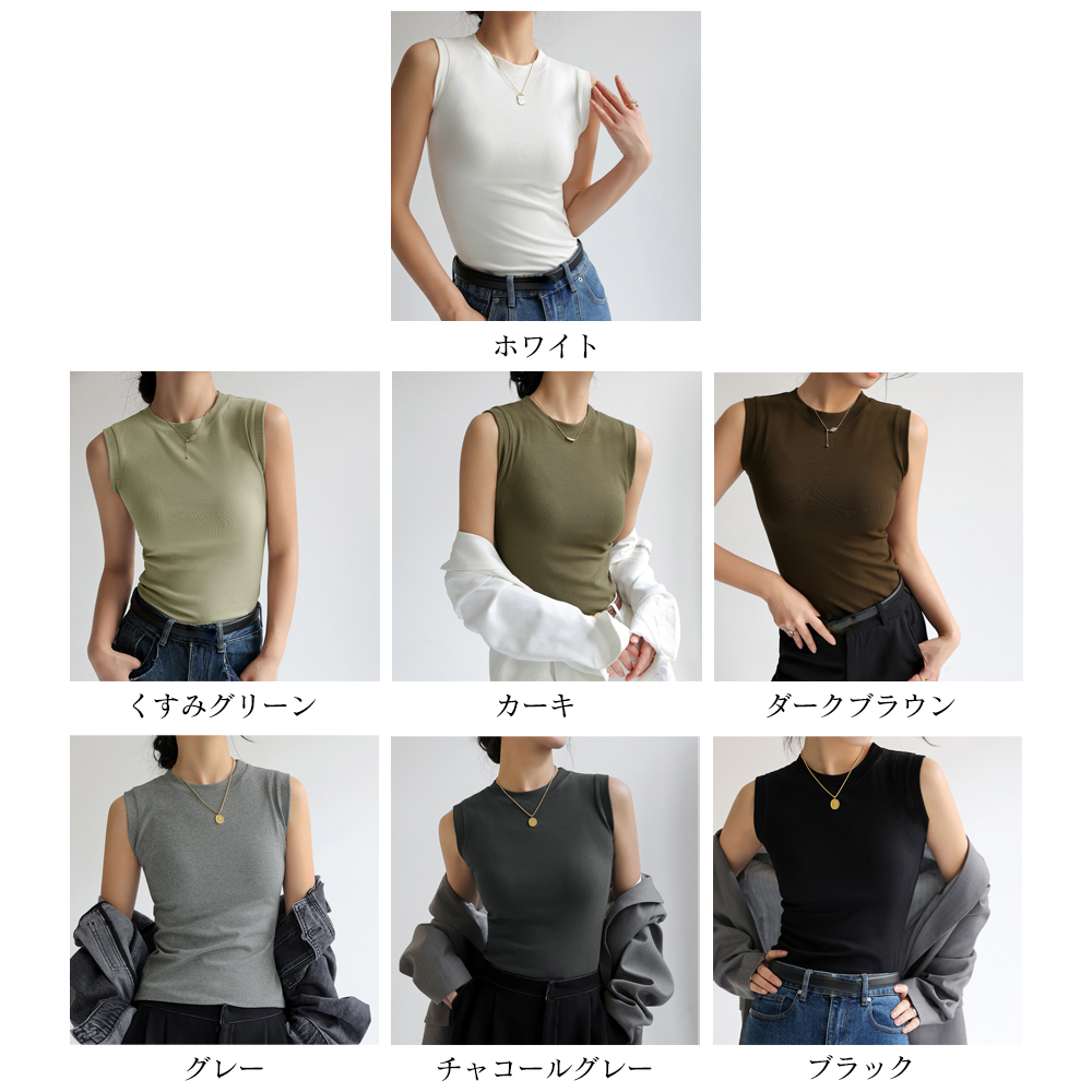 無地 Tシャツ 無地ノースリーブタンクトップ夏用レディース