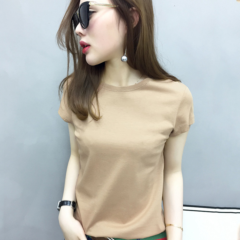 無地 Tシャツ シンプル美シルエット 半袖カットソー