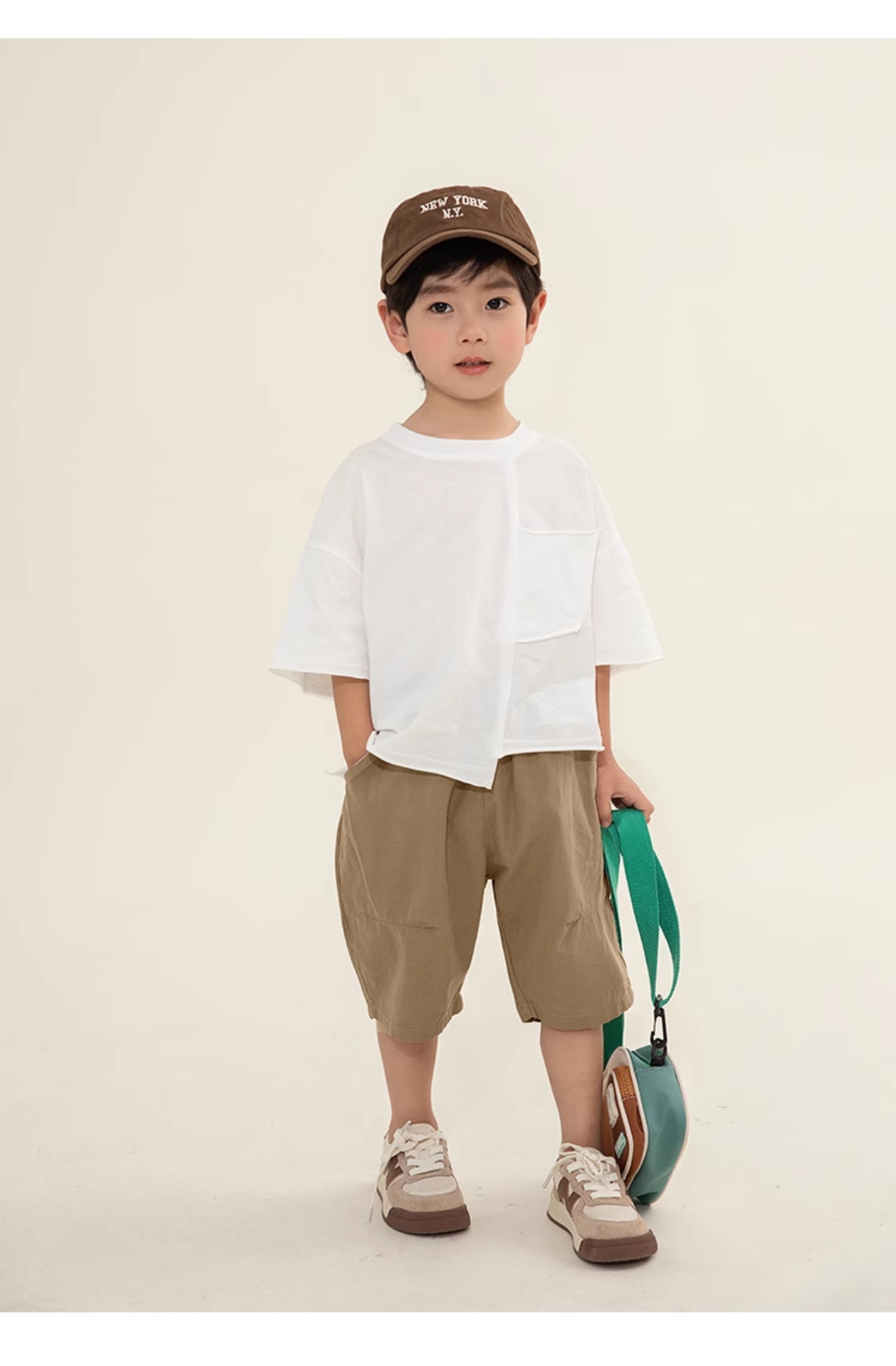 無地 Tシャツ 胸ポケット付き ゆったり無地Tシャツ