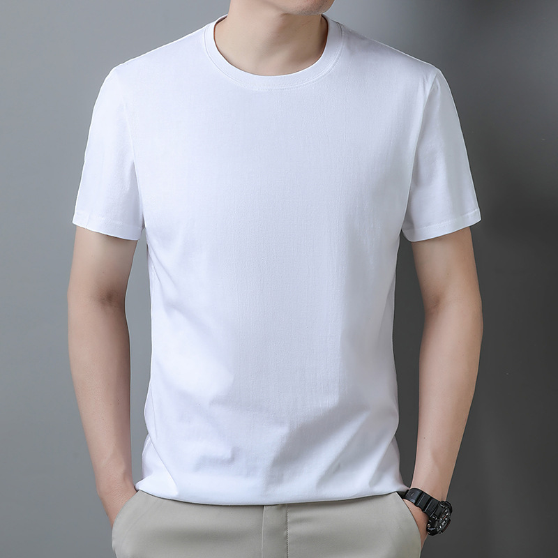 無地 Tシャツ 上質シルエット 極上クルーネック