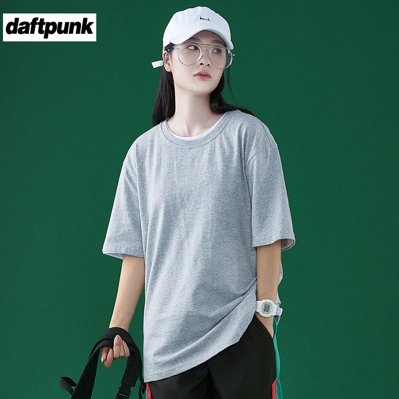 無地 Tシャツ ゆったりシルエット 半袖無地Tシャツ