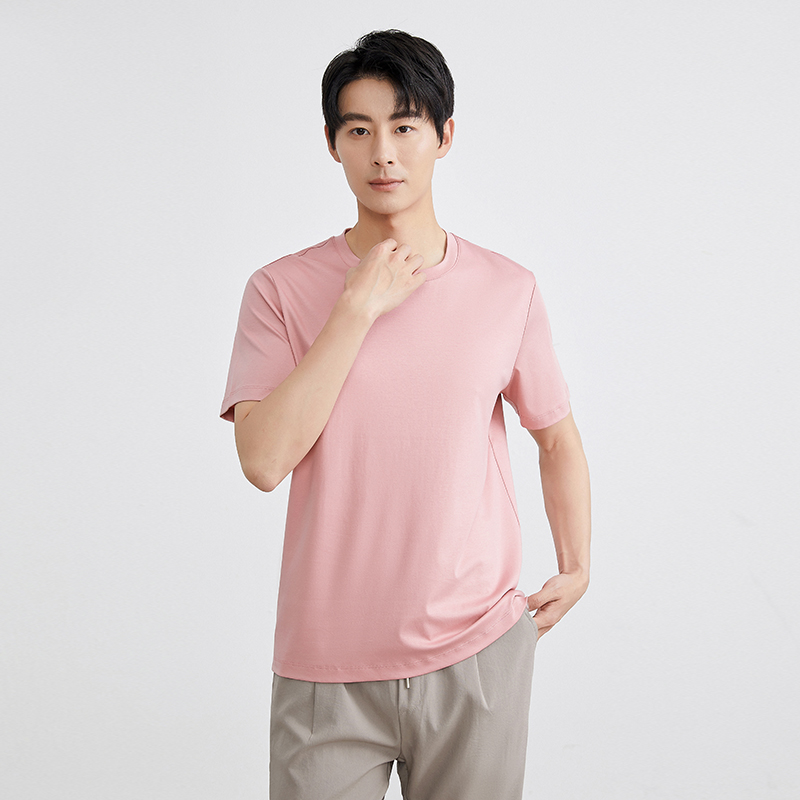 無地 Tシャツ 上質素材シンプル半袖