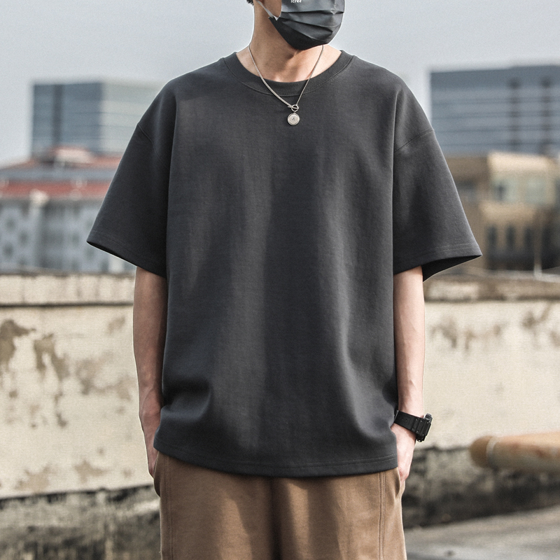 無地 Tシャツ ゆったりシルエット 無地半袖カットソー