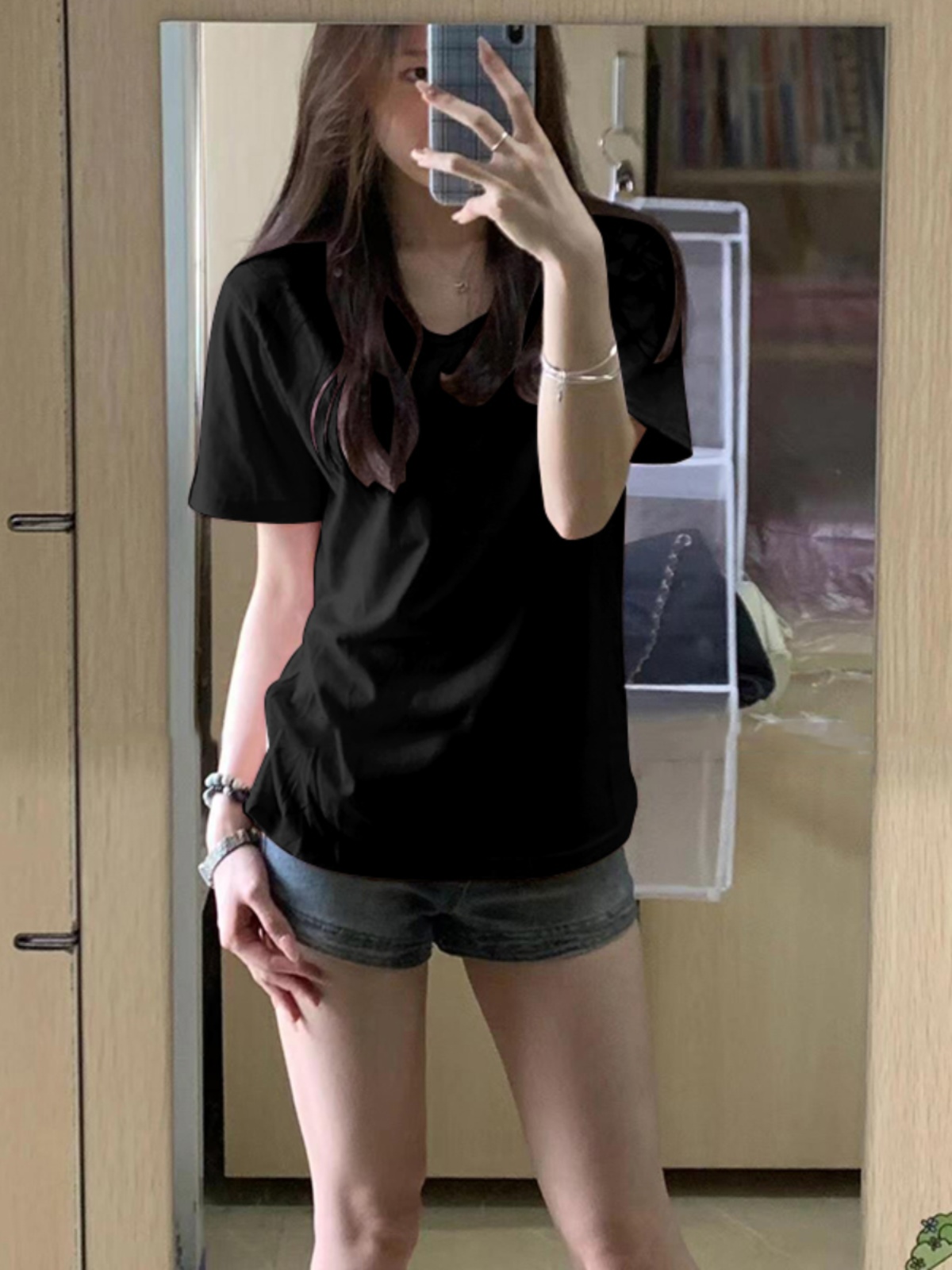 無地 Tシャツ ゆったりシルエット 柔らか無地半袖