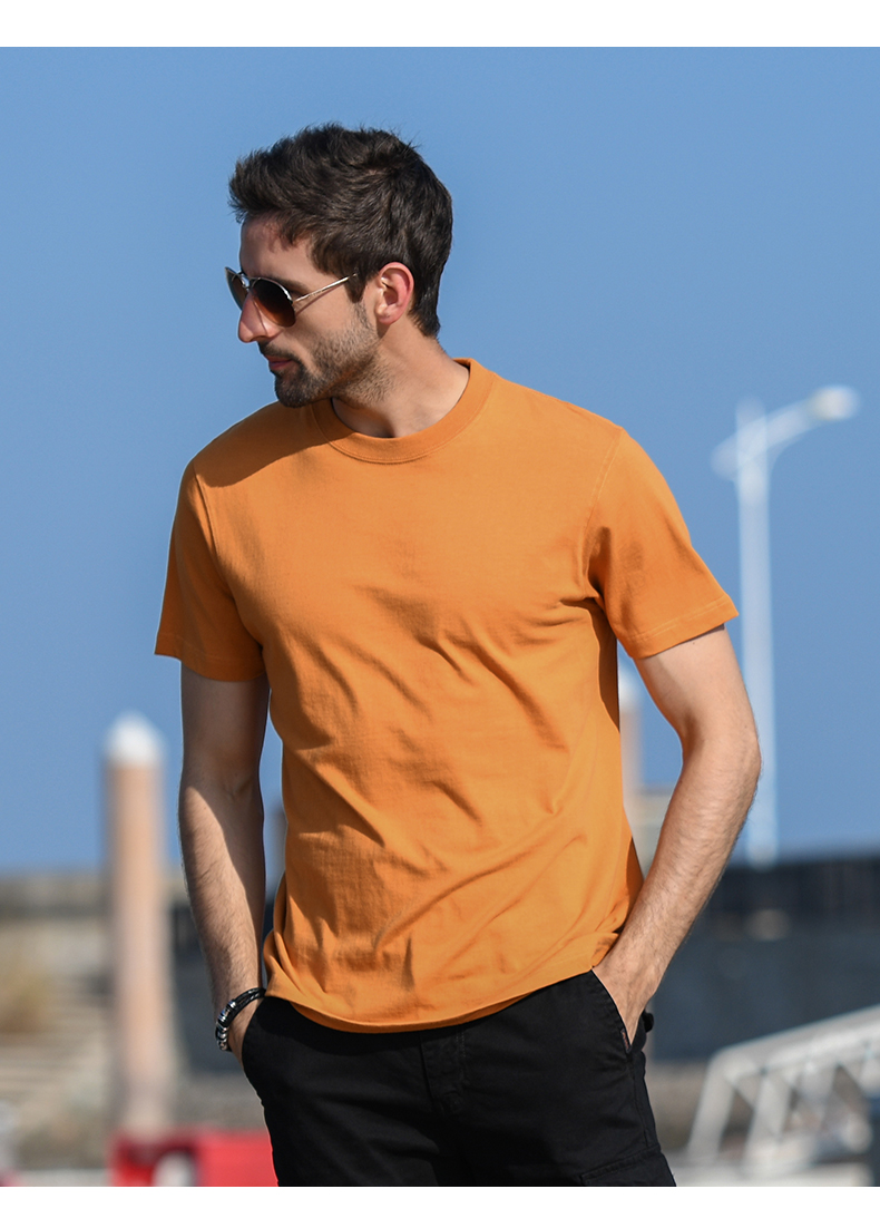 無地 Tシャツ 夏の定番 シンプル無地クルーネックTシャツ