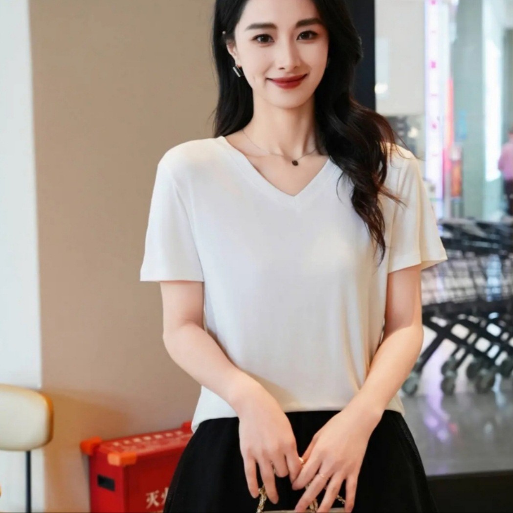 無地 Tシャツ 上質シンプル 美シルエット 半袖Tシャツ