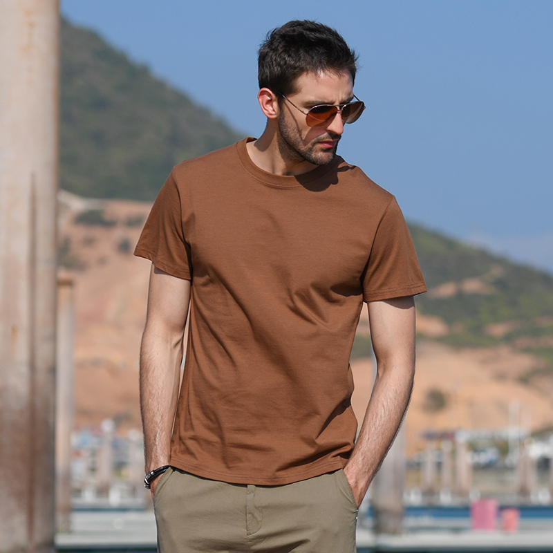 無地 Tシャツ 夏の定番 シンプル無地クルーネックTシャツ