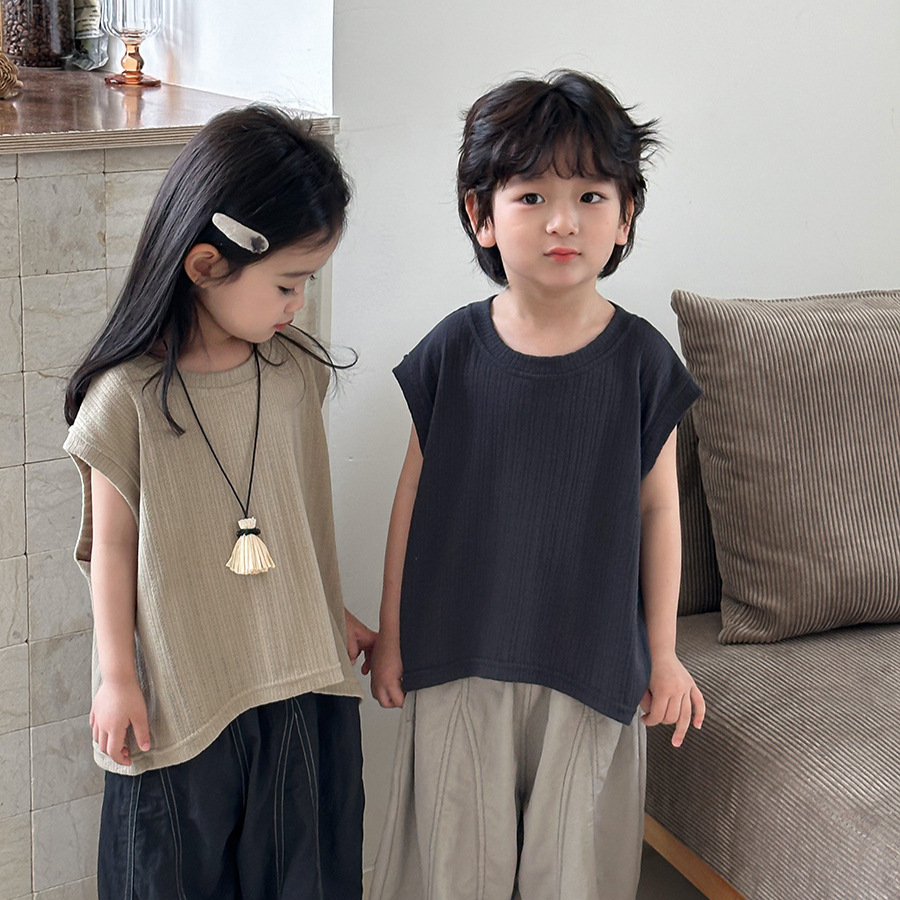 無地 Tシャツ リラックス ゆったりノースリーブ