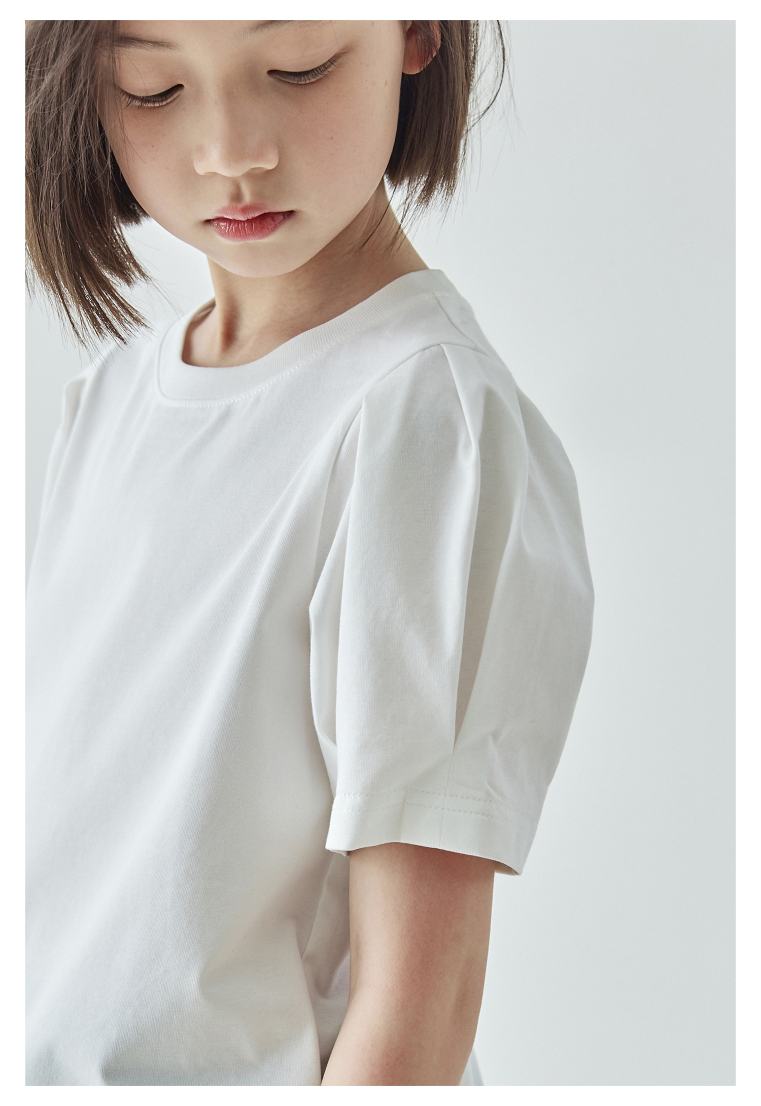 無地シャツ キッズ シンプル無地Tシャツ