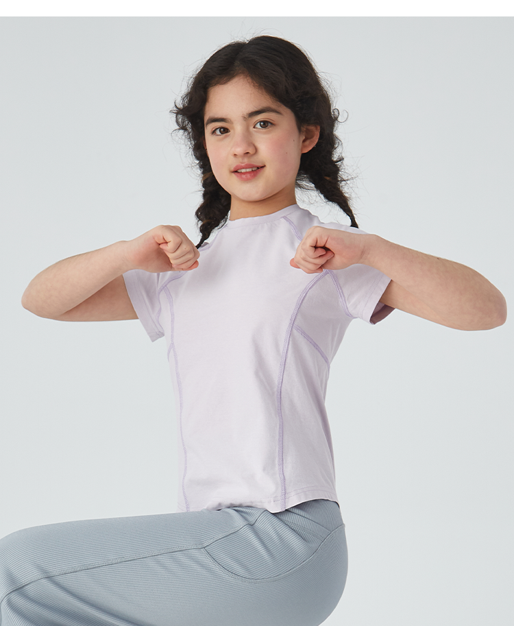無地 Tシャツ キッズ 季節を彩るきれいめ半袖無地