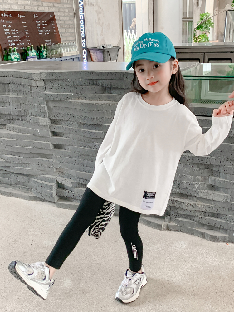 無地 Tシャツ やわらか素材 長袖ゆったりシルエット