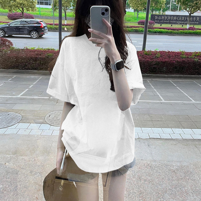 無地 Tシャツ オーバーサイズ ゆったり 無地 半袖 Tシャツ