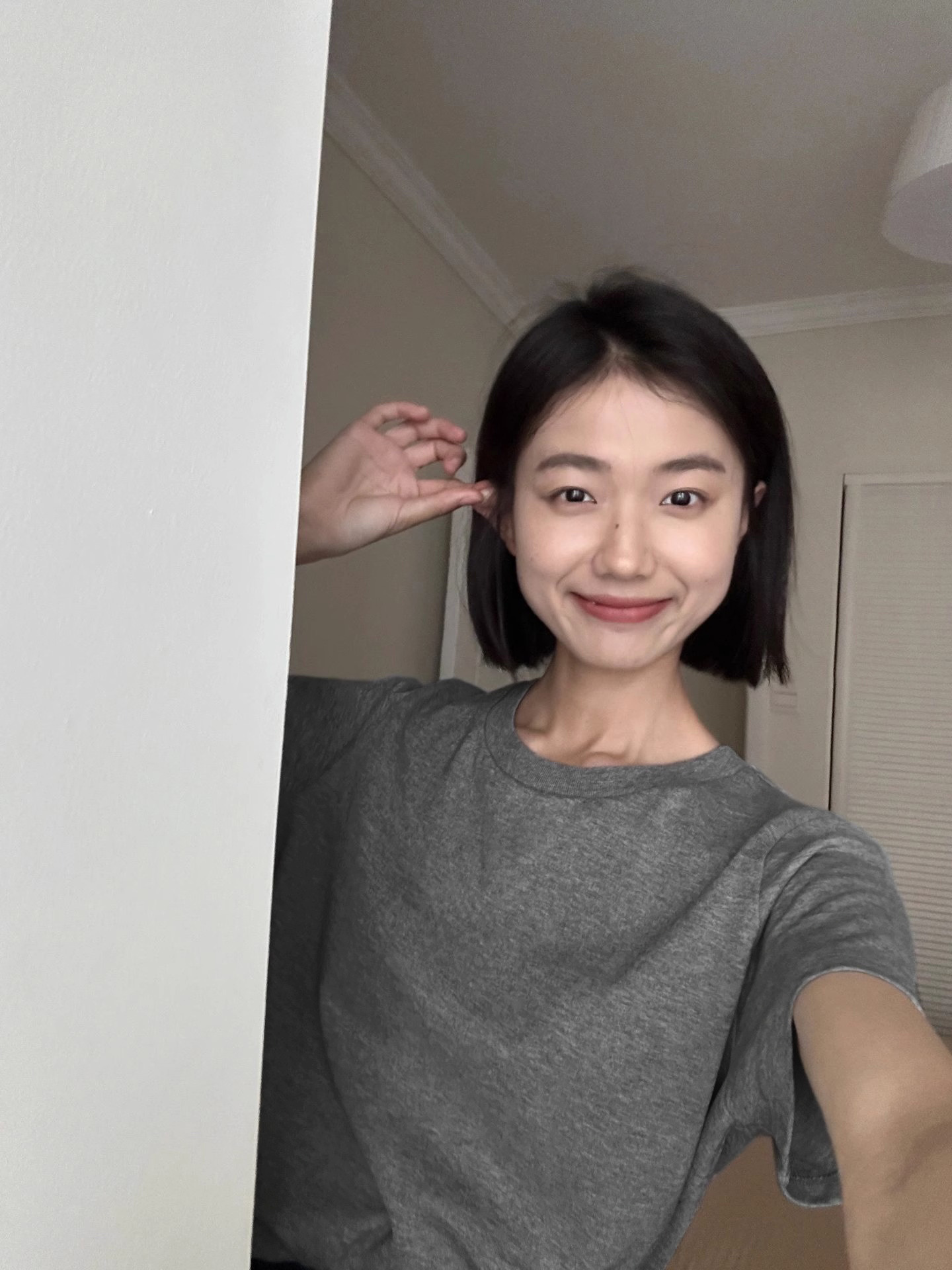 無地 Tシャツ なめらかシルエット ゆったり半袖