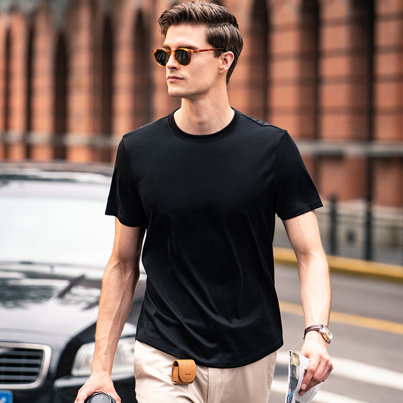 無地 Tシャツ 上質さらり洗練半袖
