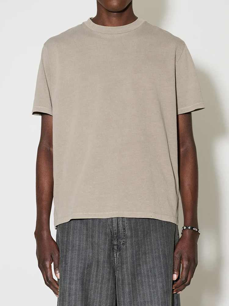 無地 シャツ すっきりシルエット クルーネック 無地Tシャツ
