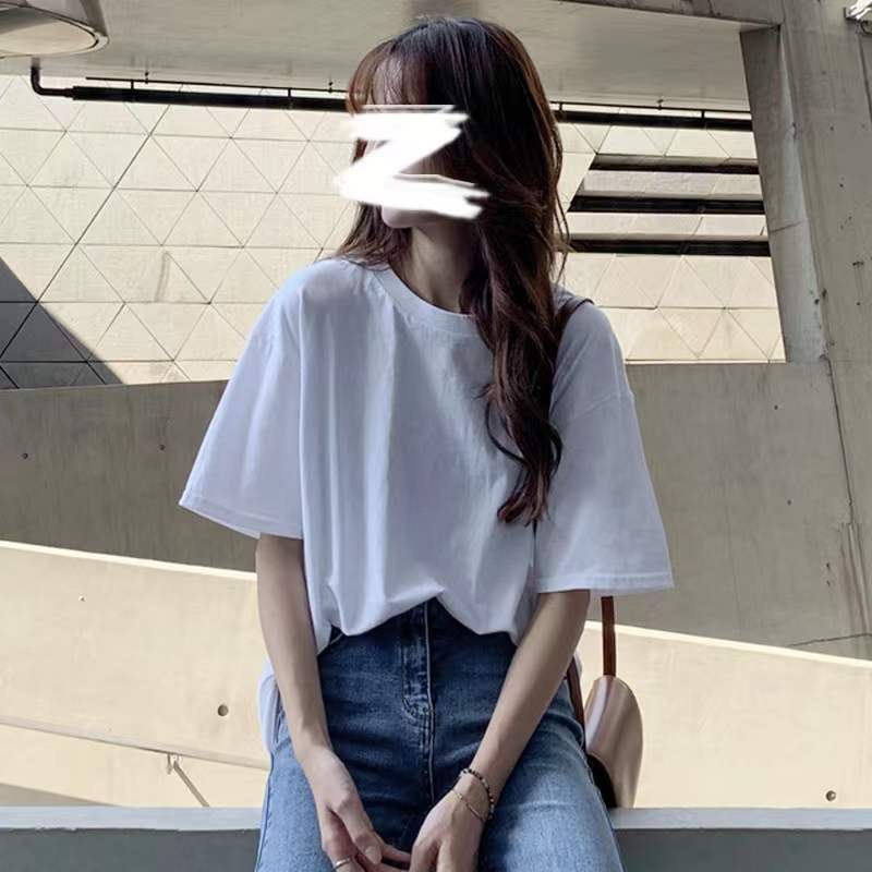 無地 Tシャツ すっきり着こなせる上質コットン半袖