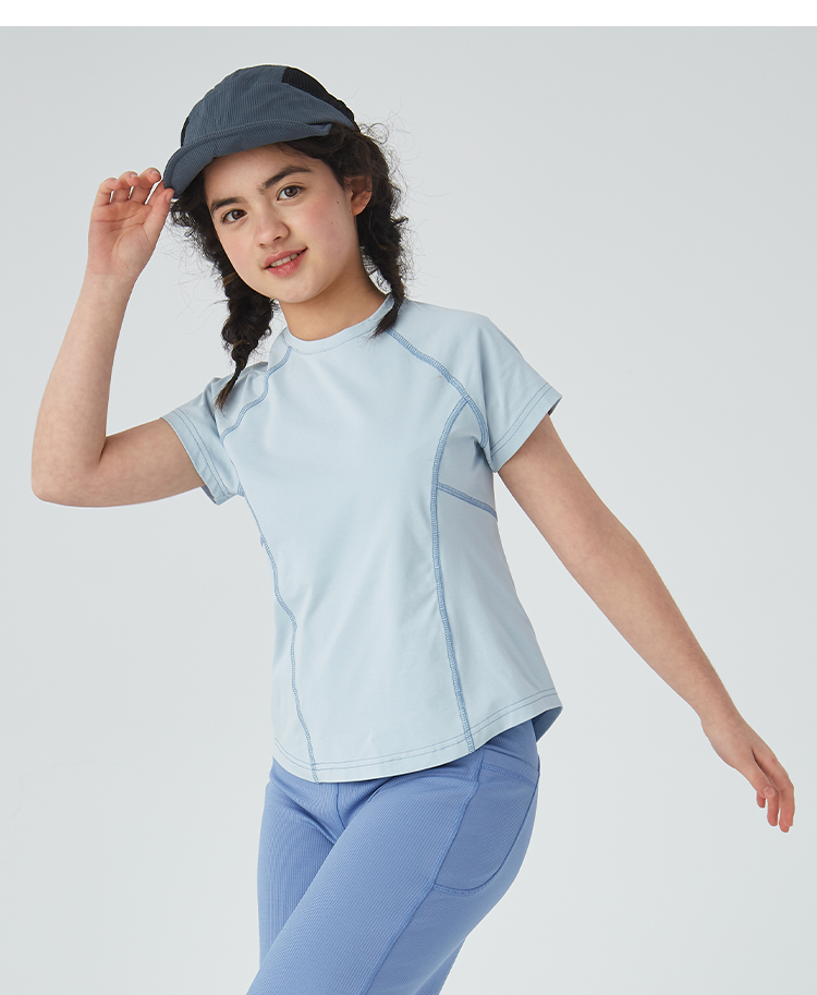 無地 Tシャツ キッズ 季節を彩るきれいめ半袖無地