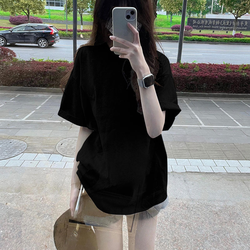 無地 Tシャツ オーバーサイズ ゆったり 無地 半袖 Tシャツ