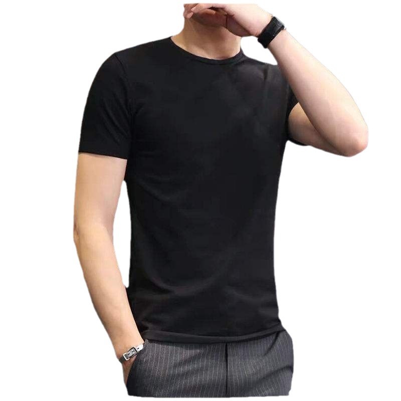 無地 Tシャツ シンプル美シルエット半袖