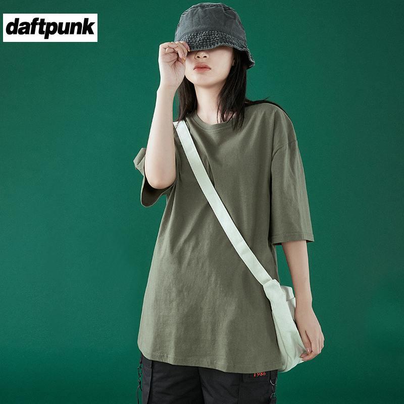 無地 Tシャツ ゆったりシルエット 半袖無地Tシャツ