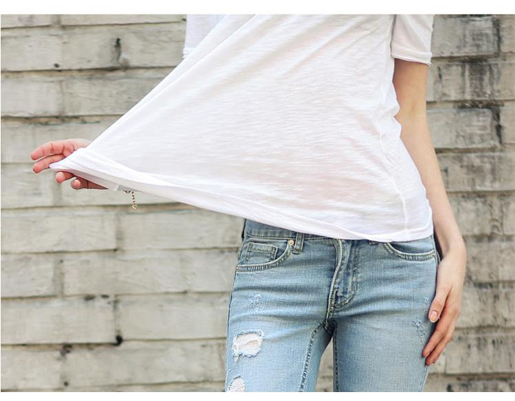 無地 Tシャツ シンプル美シルエット ゆったり半袖