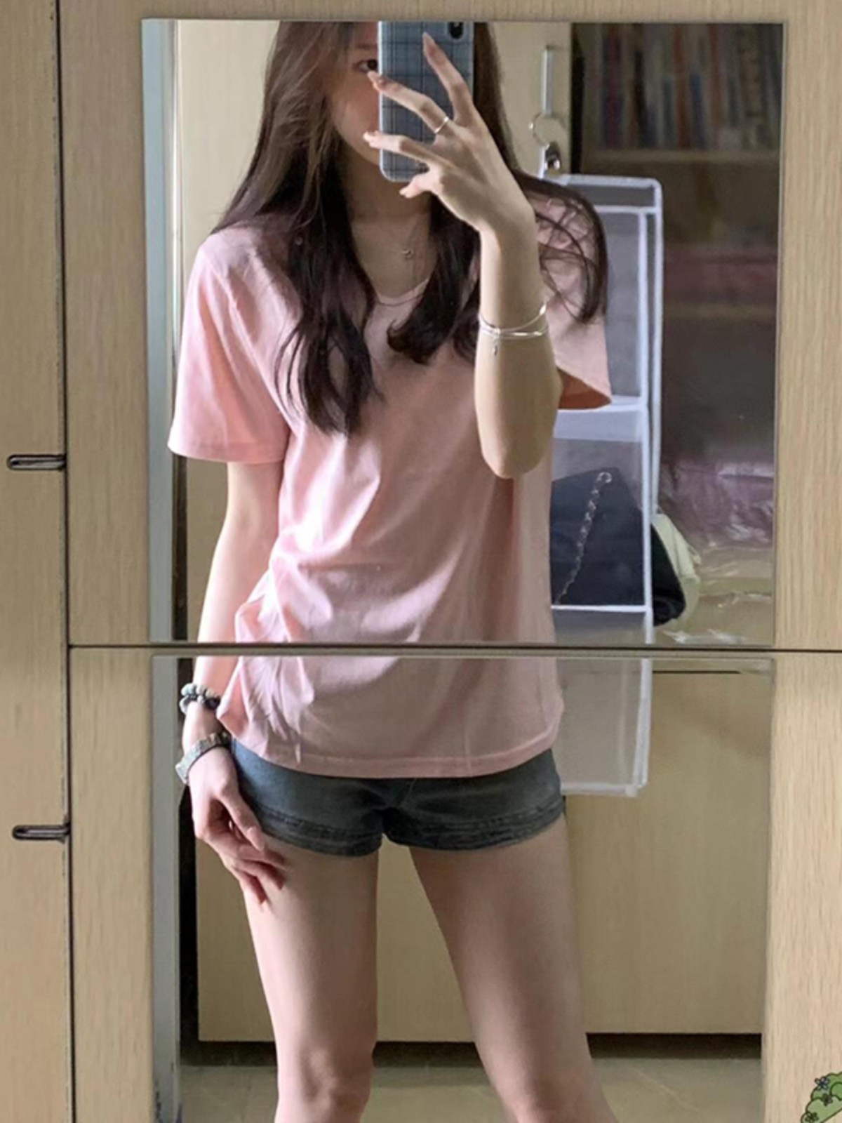 無地 Tシャツ ゆったりシルエット 柔らか無地半袖