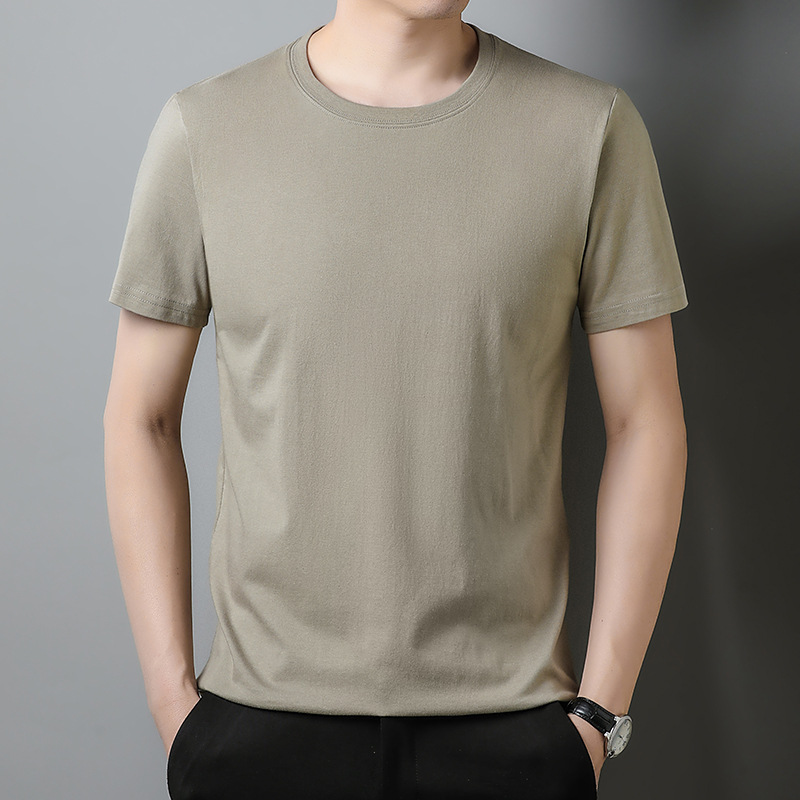 無地 Tシャツ 上質シルエット 極上クルーネック