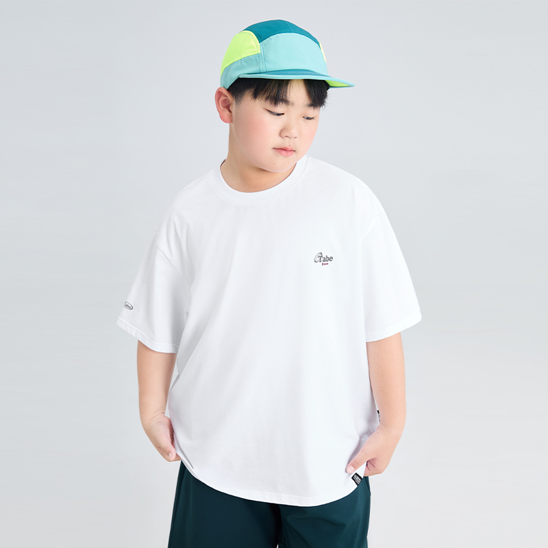 無地 Tシャツ キッズ ゆったりシルエット 子供用 無地シャツ