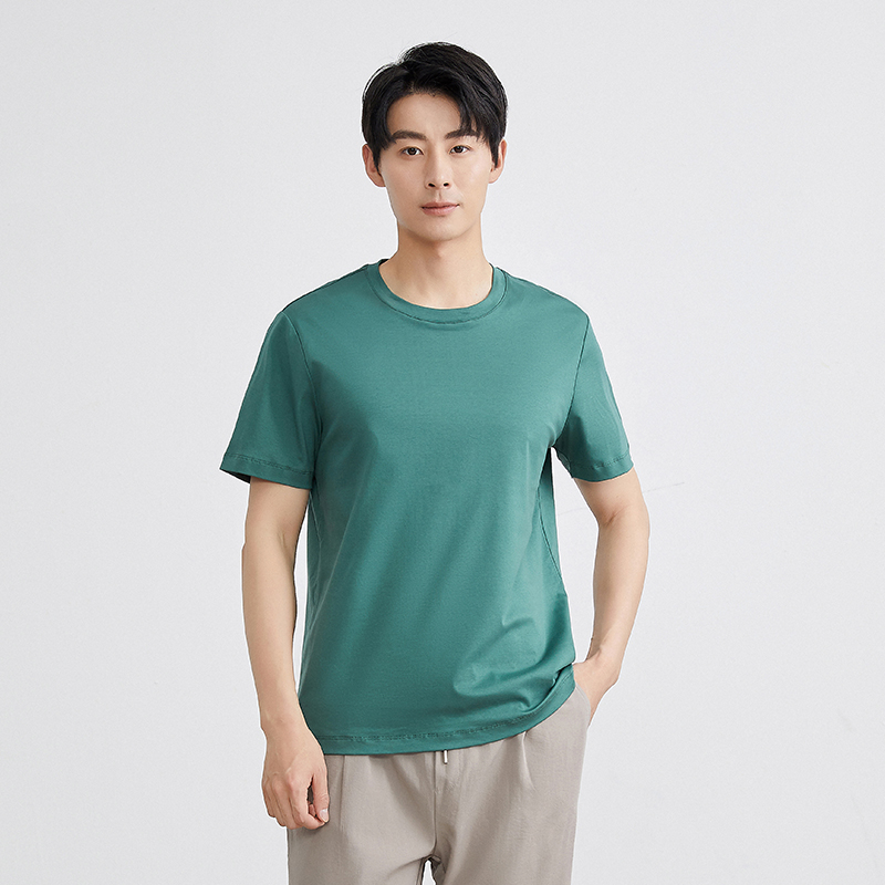 無地 Tシャツ 上質素材シンプル半袖