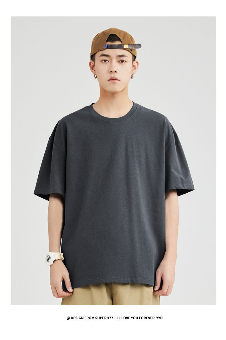 無地 Tシャツ リラックスシルエット ベーシックティーシャツ