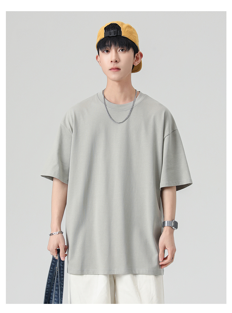 無地 Tシャツ ゆったりシルエット半袖シンプル無地Ｔシャツ
