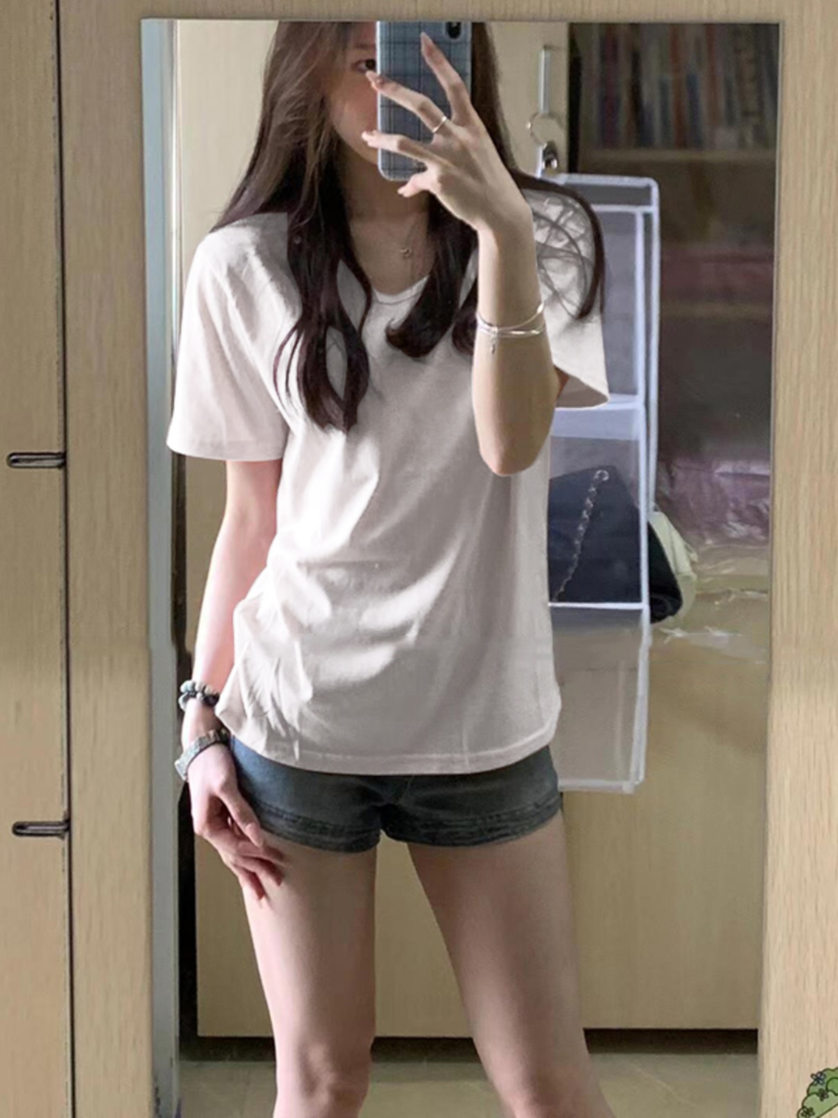 無地 Tシャツ ゆったりシルエット 柔らか無地半袖