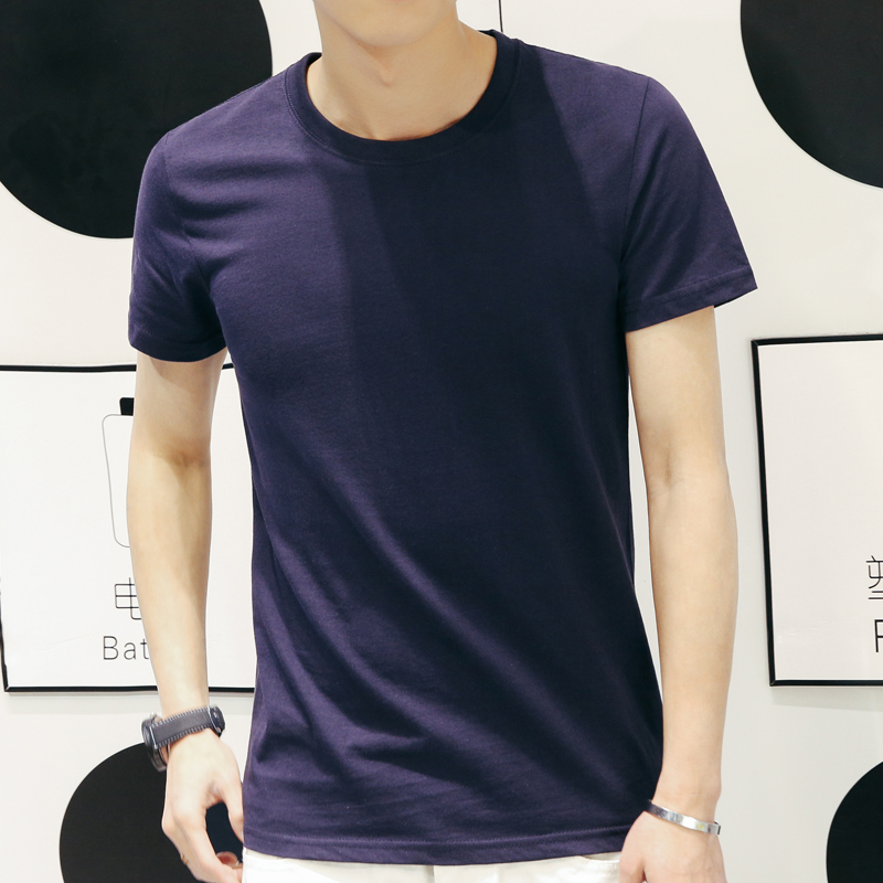 無地 Tシャツ シンプル定番クルーネック半袖