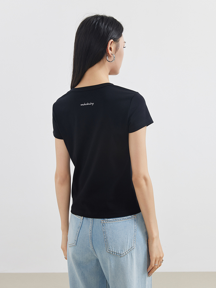 無地 Tシャツ なめらか肌触り シンプル半袖
