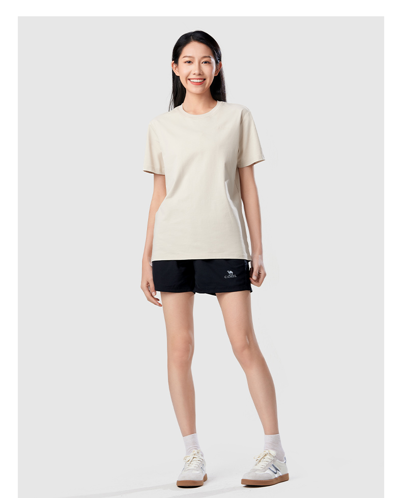 無地 Tシャツ レディース すっきりシルエット 快適着心地の無地半袖
