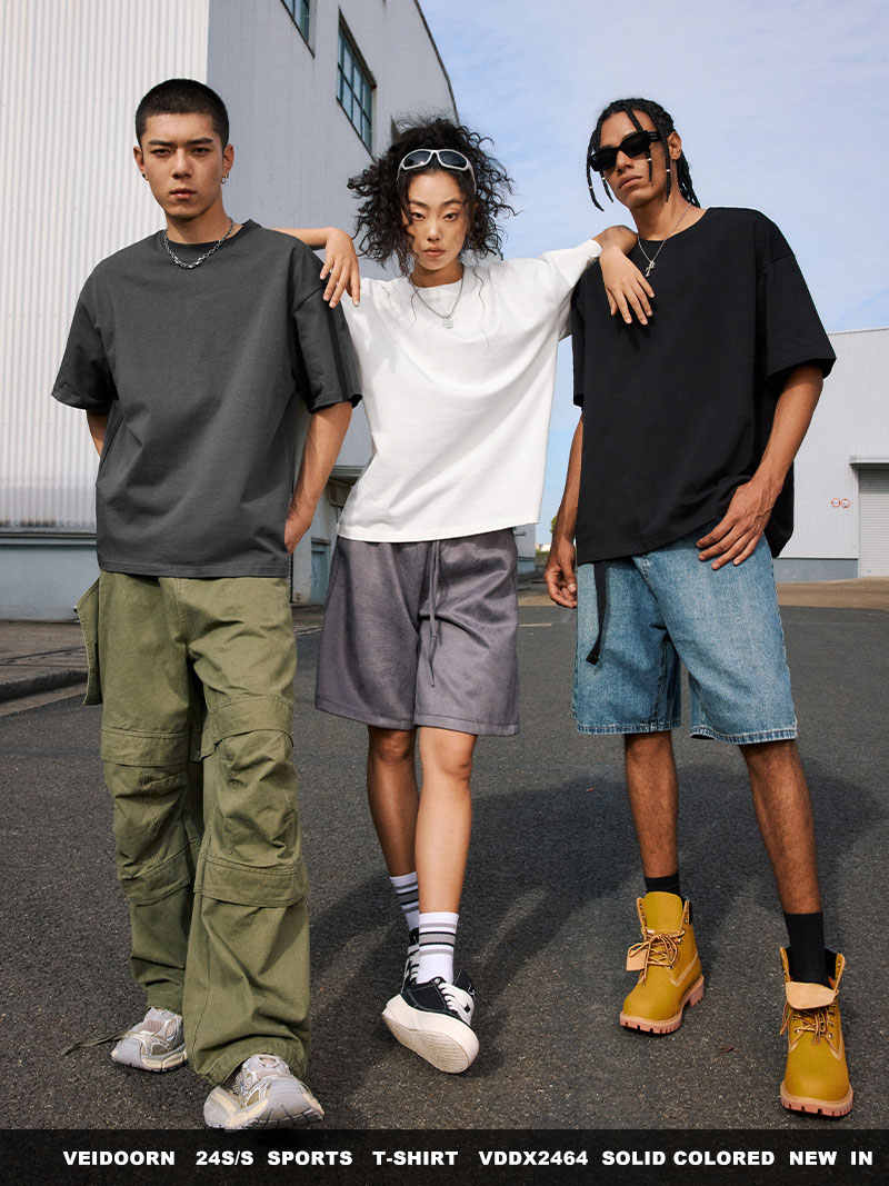 無地 Tシャツ ゆとりシルエット 上質素材 半袖