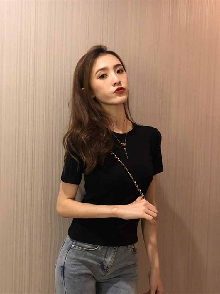 無地 Tシャツ すっきりフィット シンプル半袖