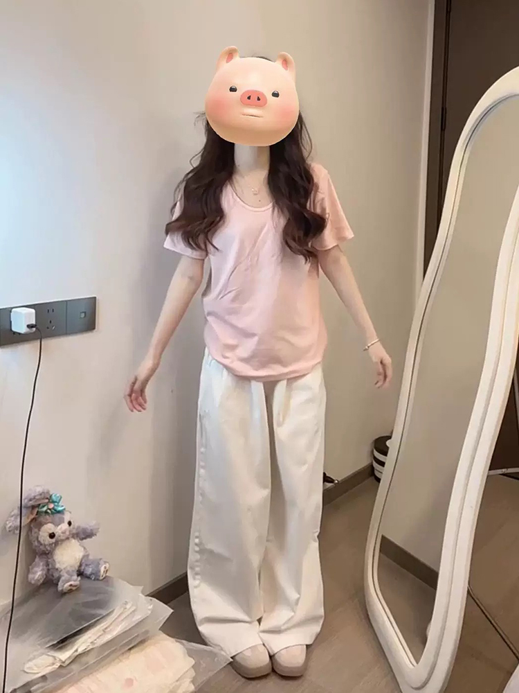無地 Tシャツ なめらか肌触り 優しい着心地シンプル半袖