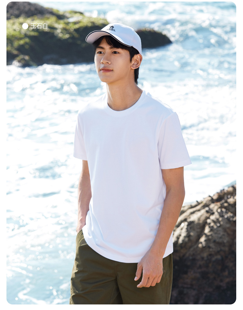 無地 Tシャツ シンプル美シルエット 快適素材 半袖