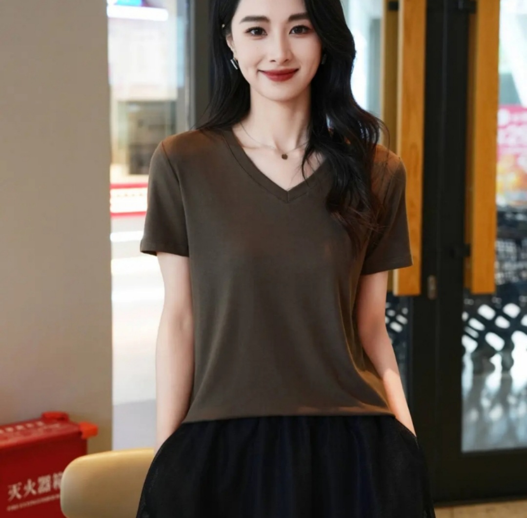 無地 Tシャツ 上質シンプル 美シルエット 半袖Tシャツ