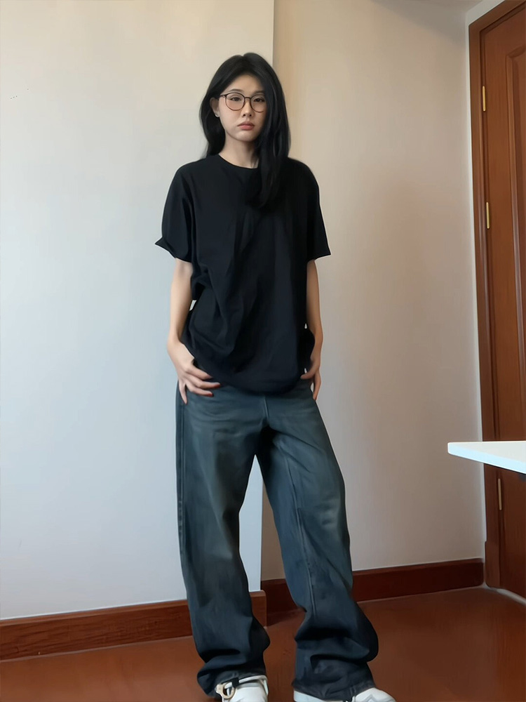 無地 Tシャツ ゆったりシルエット 無地半袖Ｔシャツ
