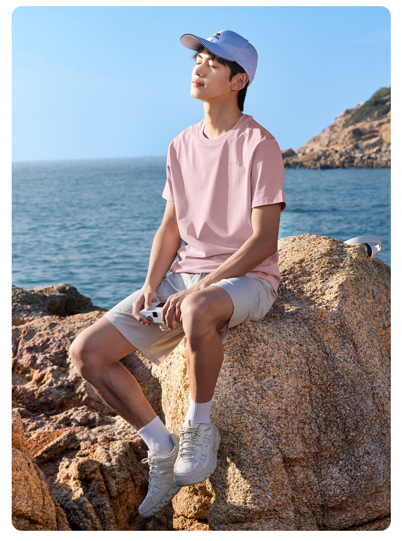 無地 Tシャツ シンプル美シルエット 快適素材 半袖
