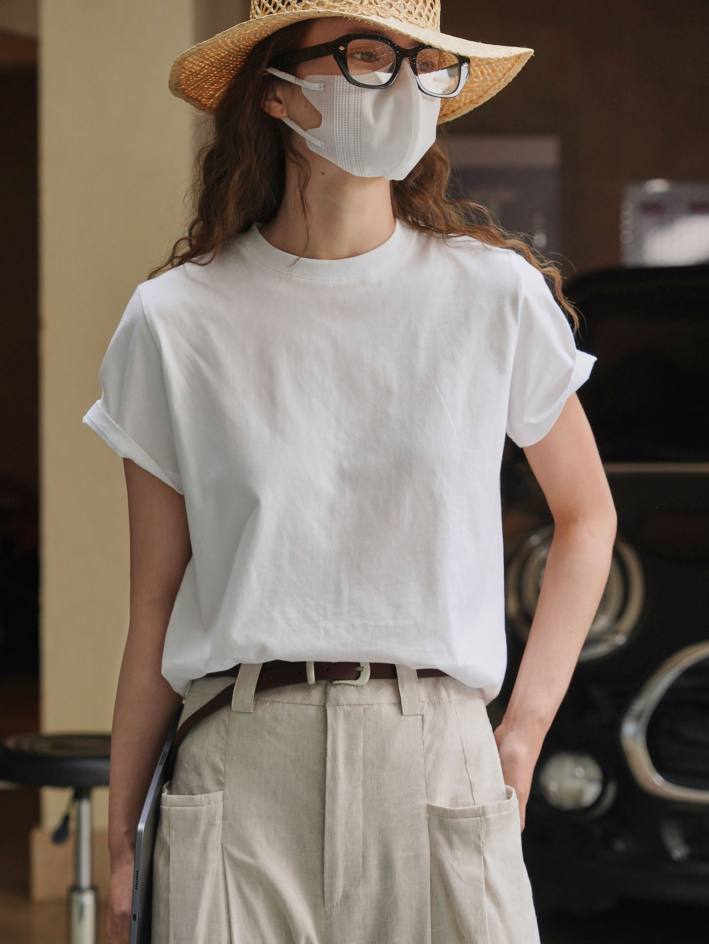 無地 Tシャツ シンプル定番クルーネック半袖